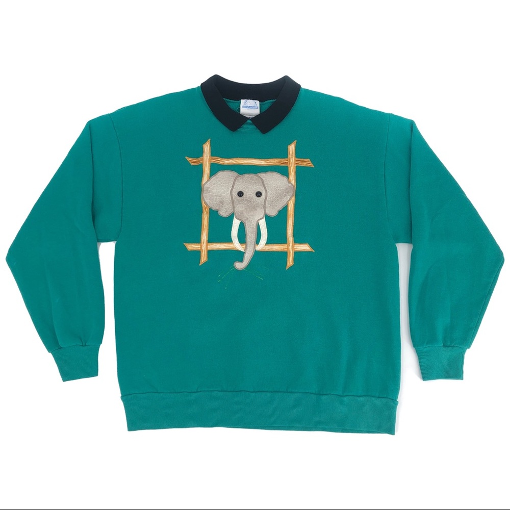 Vintage Elephant Sweater